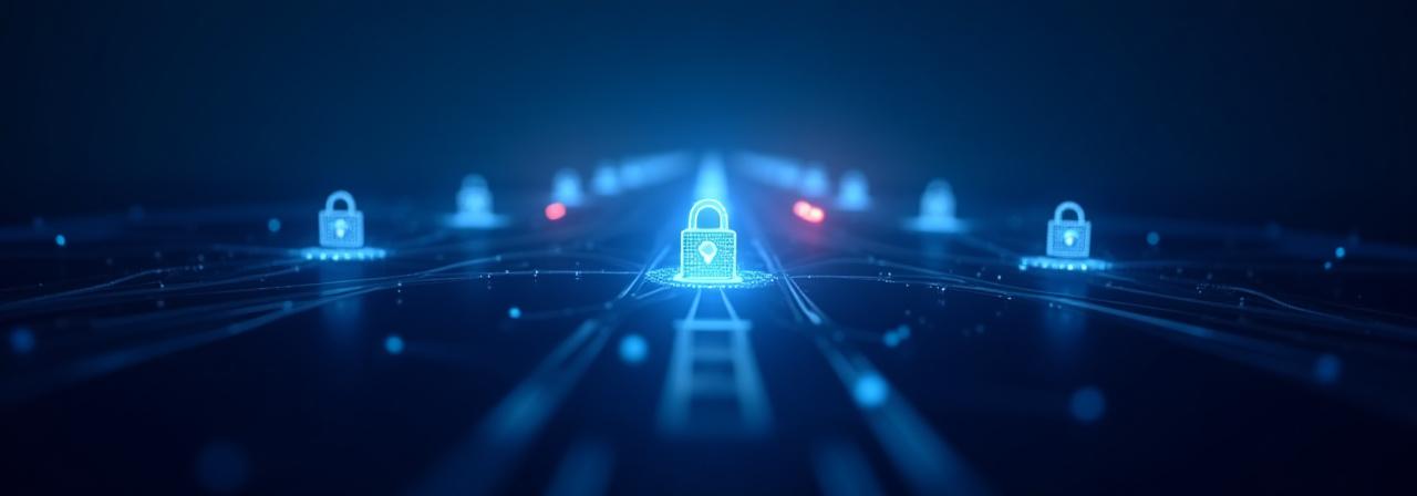 Sichere Datenübertragung Illustration